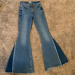 Wrangler high rise flares